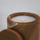 VASO DE VELA - ÓNIX CARAMELO