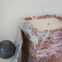 VELA JUMBO EN CAJA - MÁRMOL ROSA