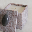 VELA CHICA EN CAJA- MÁRMOL ROSA