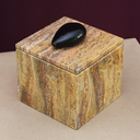 VELA CHICA EN CAJA - MÁRMOL TRAVERTINO ROJO