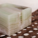 COASTERS - ÓNIX VERDE VETA CLARO Y BLANCO