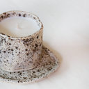 VELA CURVA CON PLATO WINTER WOOD